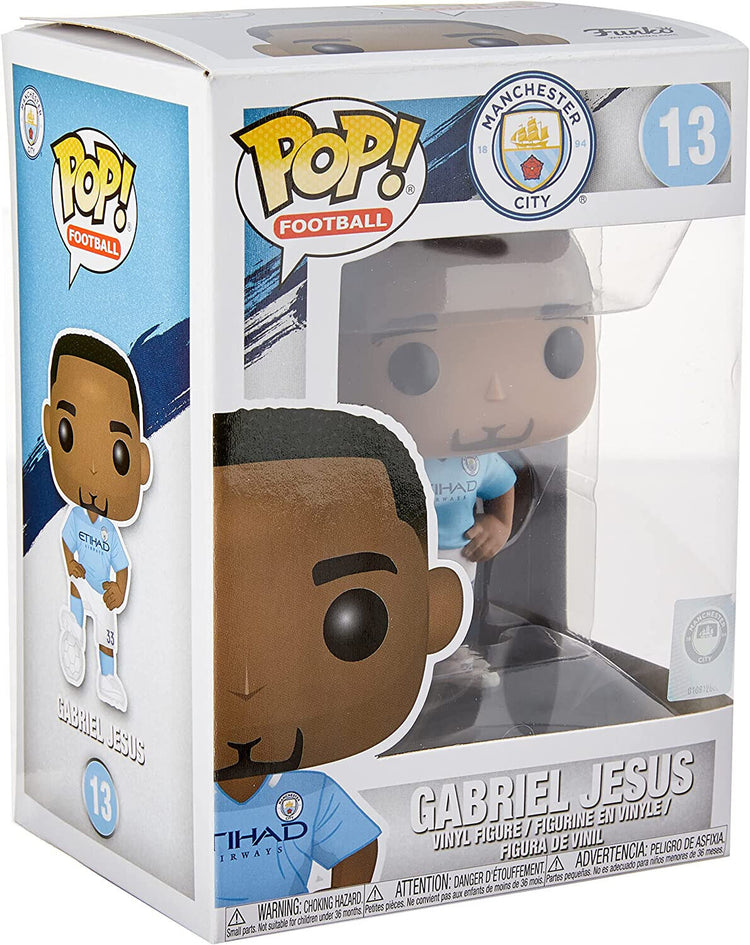 Funko Pop Premier League Gabriel Jesus Manchester City #13 Football Figure