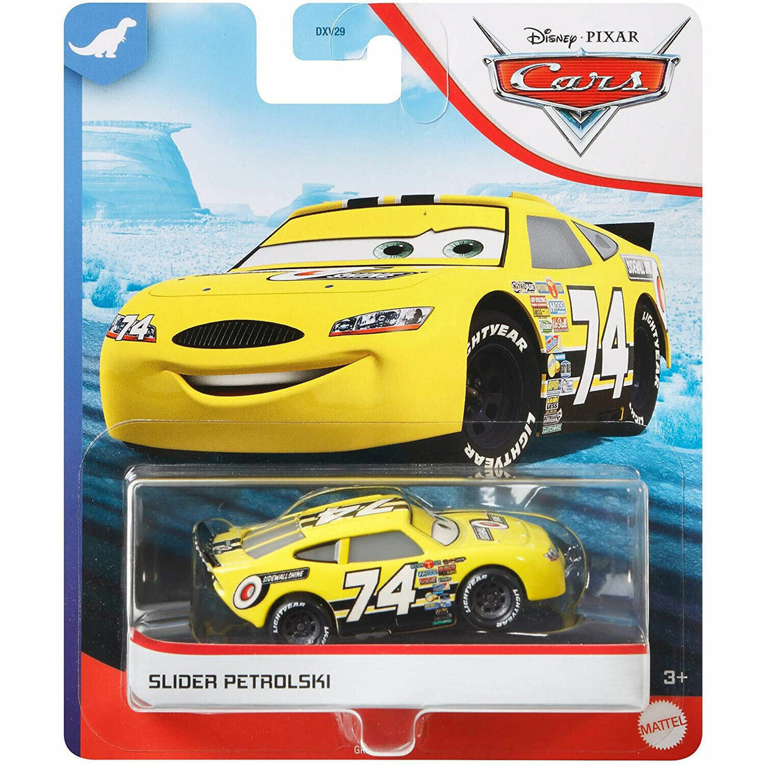 "Disney Pixar Cars Toy Collection: 1:55 Scale - Unleash the Speed and Adventure! - SLIDER PETROLSKI (2019)