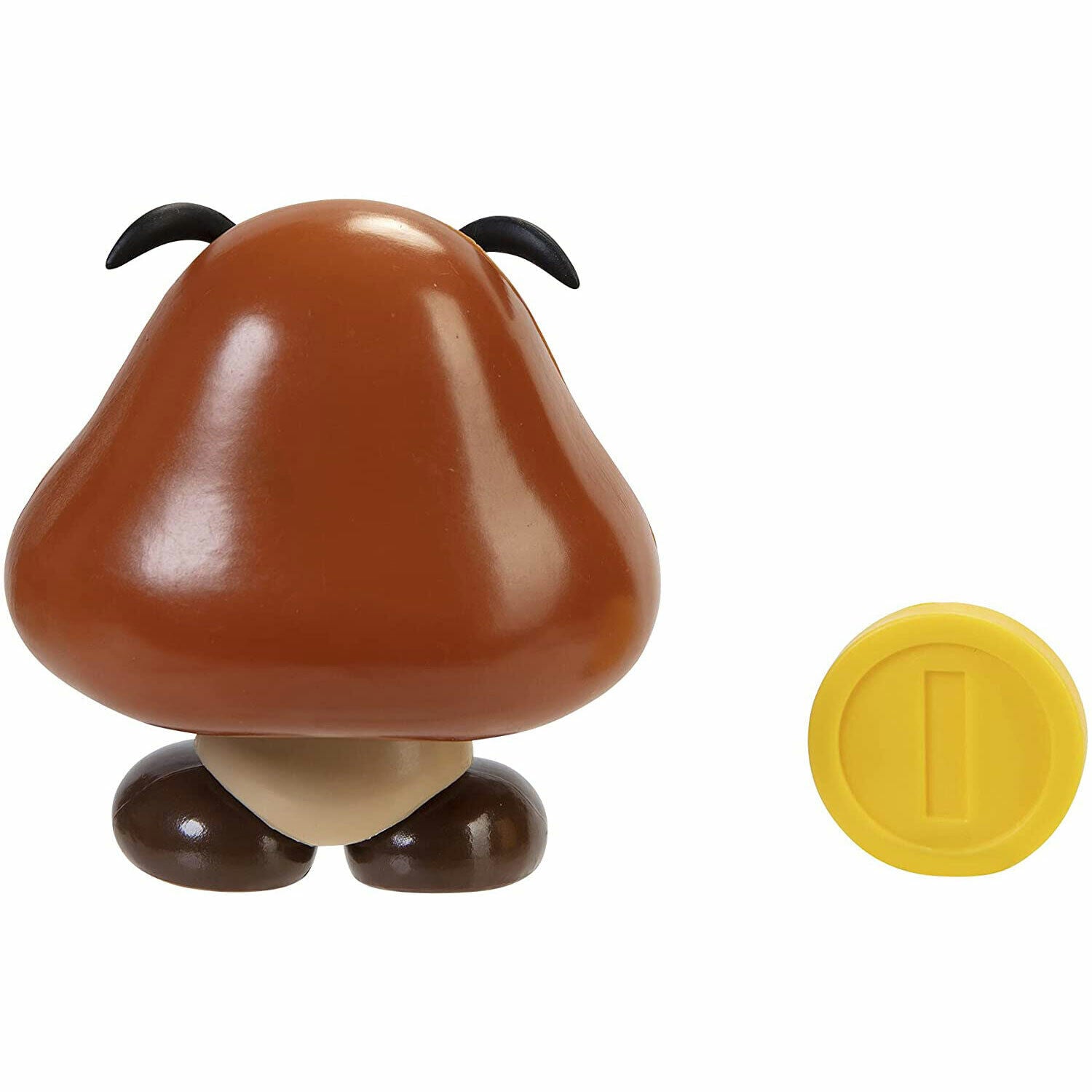 Super Mario 4 Inch Scale Figure Wave 24 - Goomba with Coin