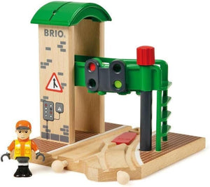 BRIO World Train Signal Station for Kids Age 3 Years Up - Compatible with all BR