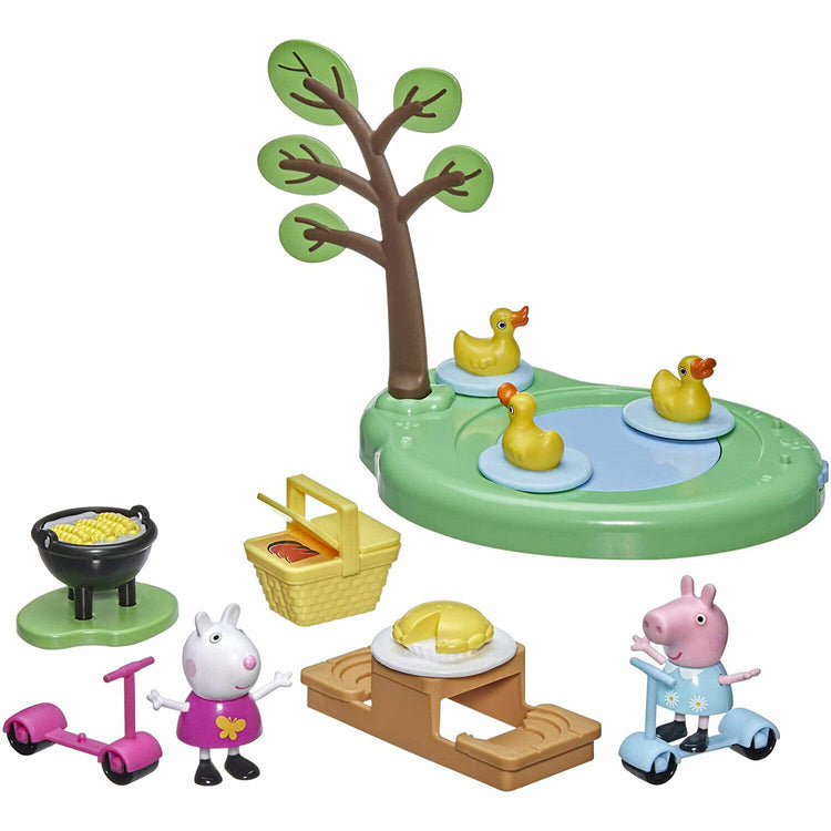 New Peppa Pig Picnic Playset - Peppa's Adventures - Brand New