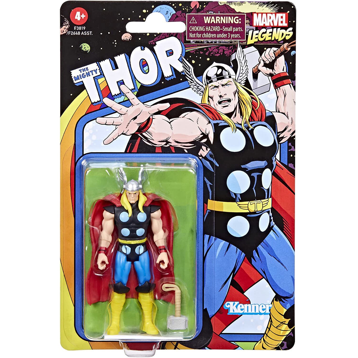 New Marvel Legends Retro Thor 3.75-Inch Figure - Collectible Toy