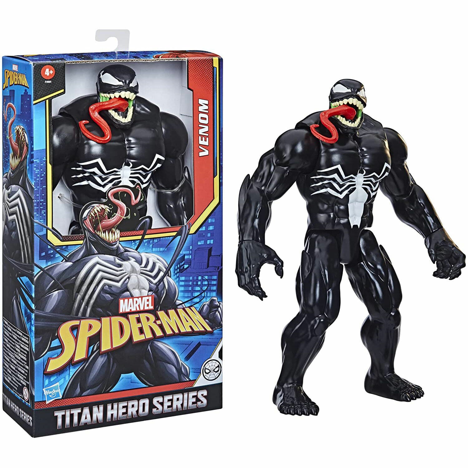 New Marvel Spider-Man Titan Hero Deluxe Venom Figure 12-inch Action Toy