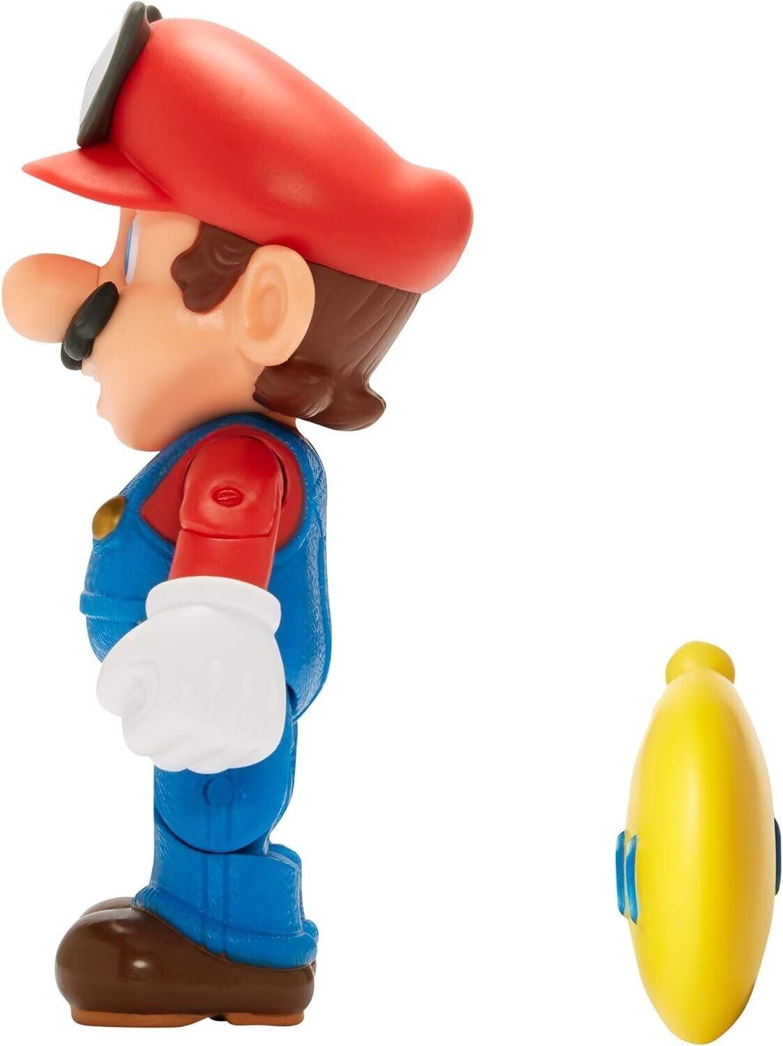 Nintendo Super Mario 10cm Figure - Mario wearing Cappy with Yellow Power Moon