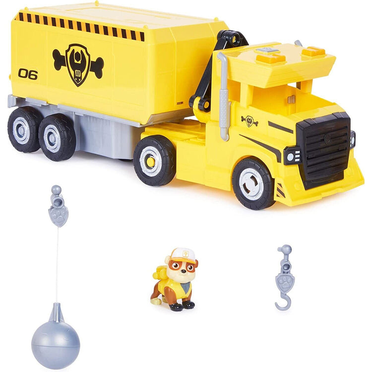 PAW Patrol Rubble X-Treme Truck - 2 in 1 Transforming Big Truck Pups Toy