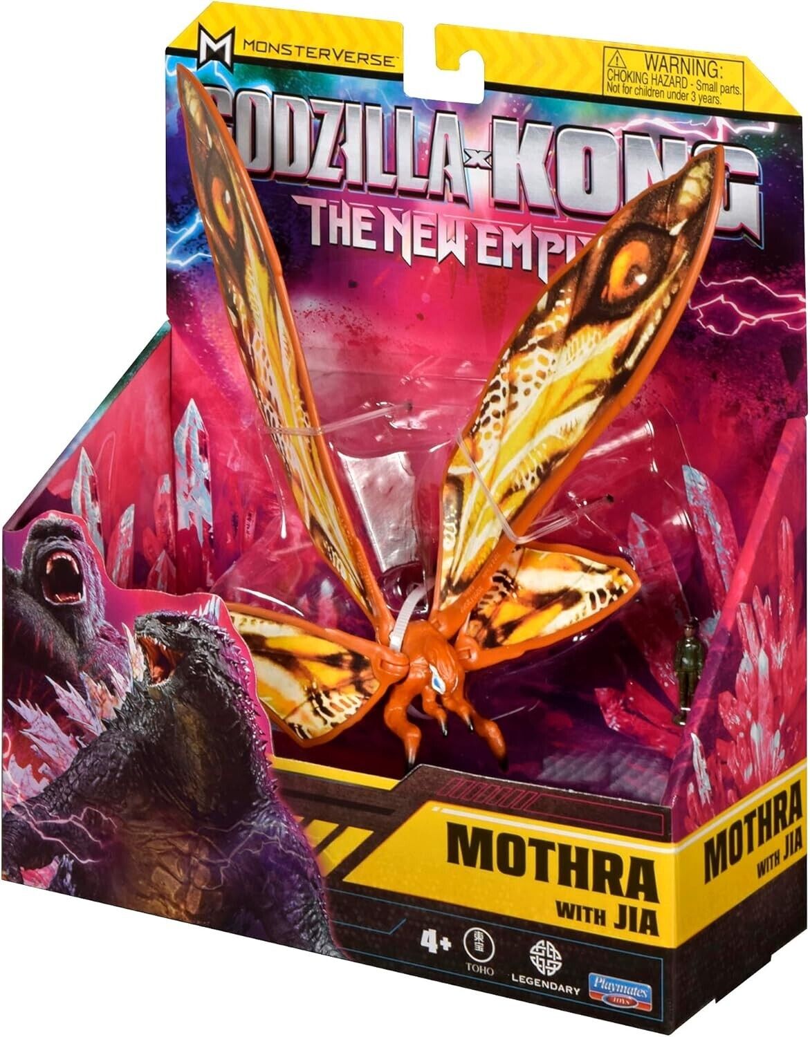 MonsterVerse Godzilla x Kong: The New Empire, 6-Inch Mothra Action Figure Toy, I