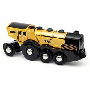 BRIO Battery Powered Mighty Gold Locomotive (33630) - NEW