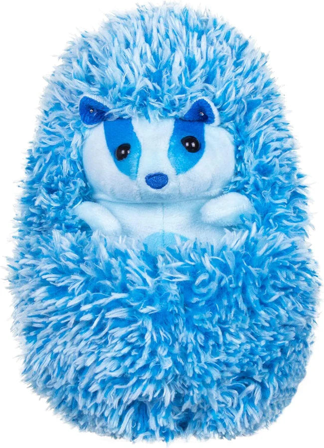 Curlimals Interactive Hedgehog Soft Toy - Over 50 Sounds & Reactions - Touch BLUE THE BADGER