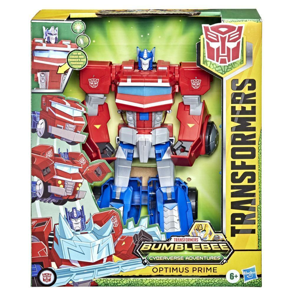 "Transformers Cyberverse Dinobots Optimus Prime Figure"