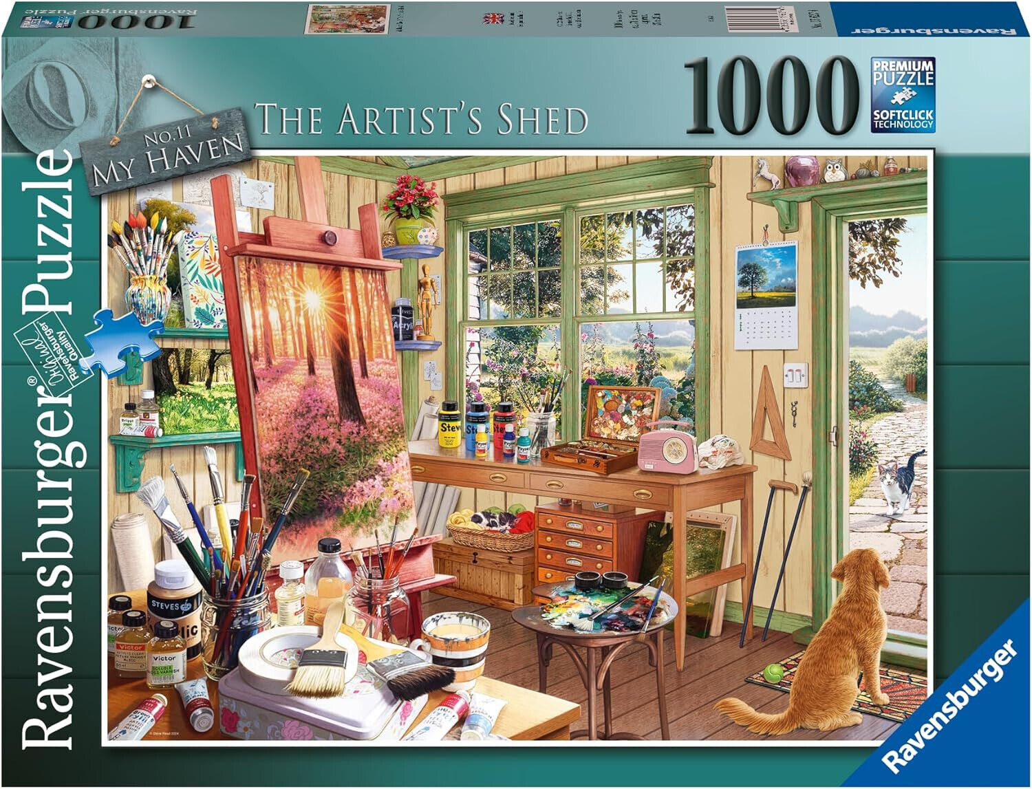 Ravensburger 1000 Piece Jigsaw Puzzle My Haven No 11 The Artists Shed