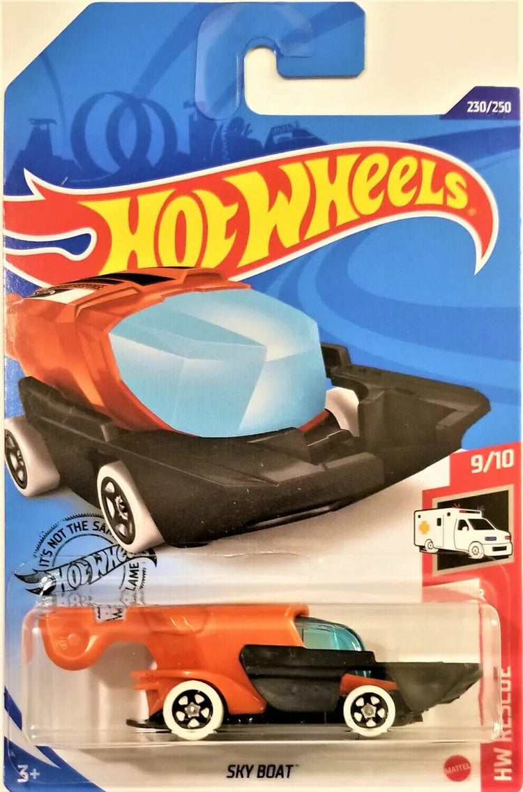 Hot Wheels - 2020 HW Rescue 9/10 Sky Boat 230/250 (BBGHC66)