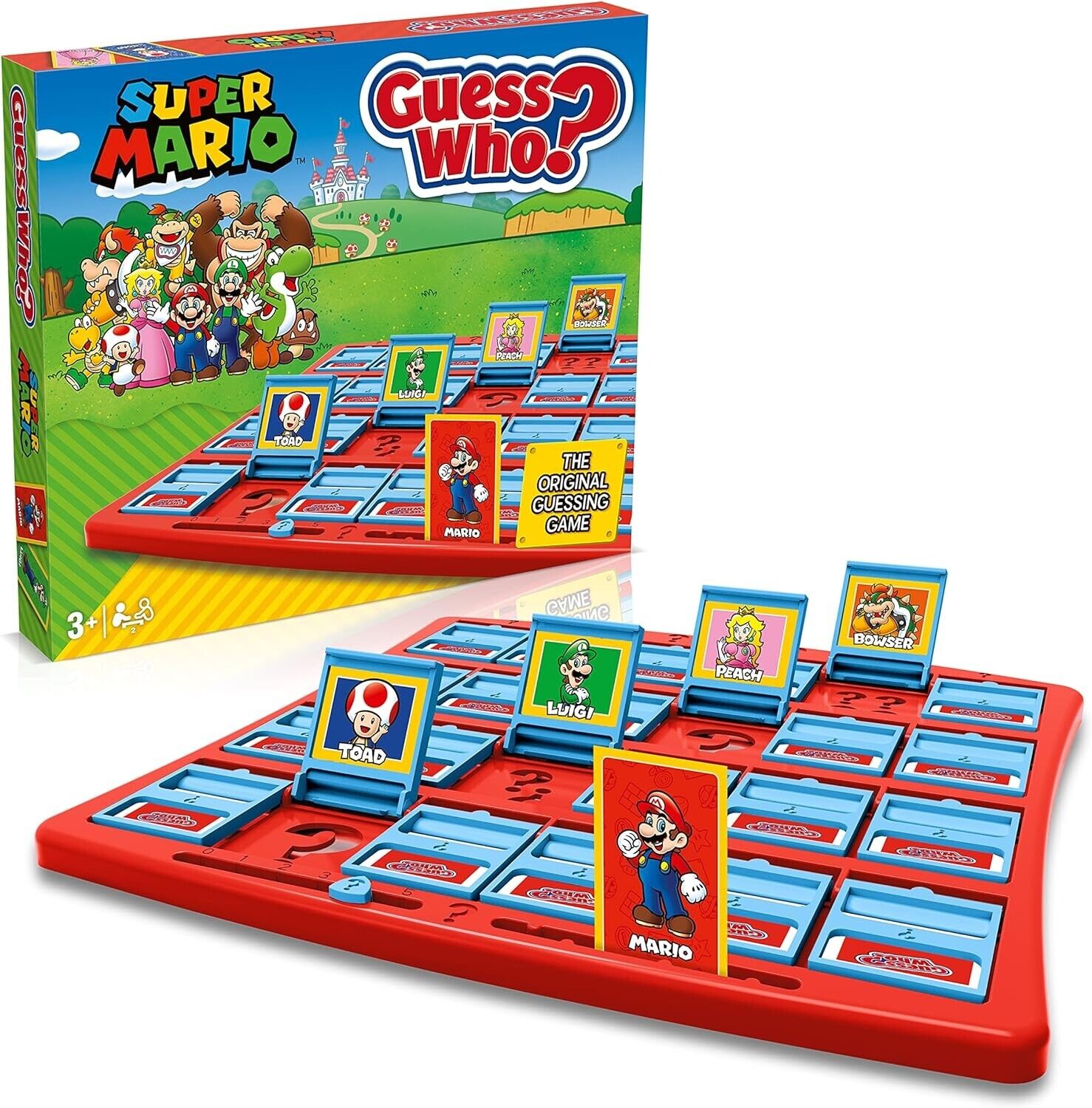 Winning Moves Super Mario Guess Who? Board Game, Play with classic Nintendo char