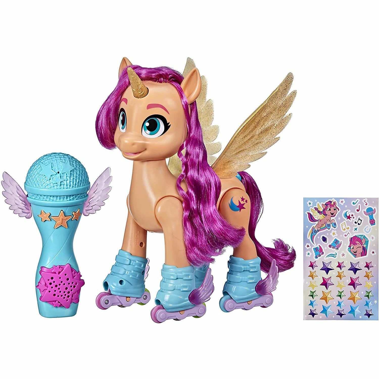 My Little Pony Sing 'N Skate Sunny Starscout - New Generation Movie Toy