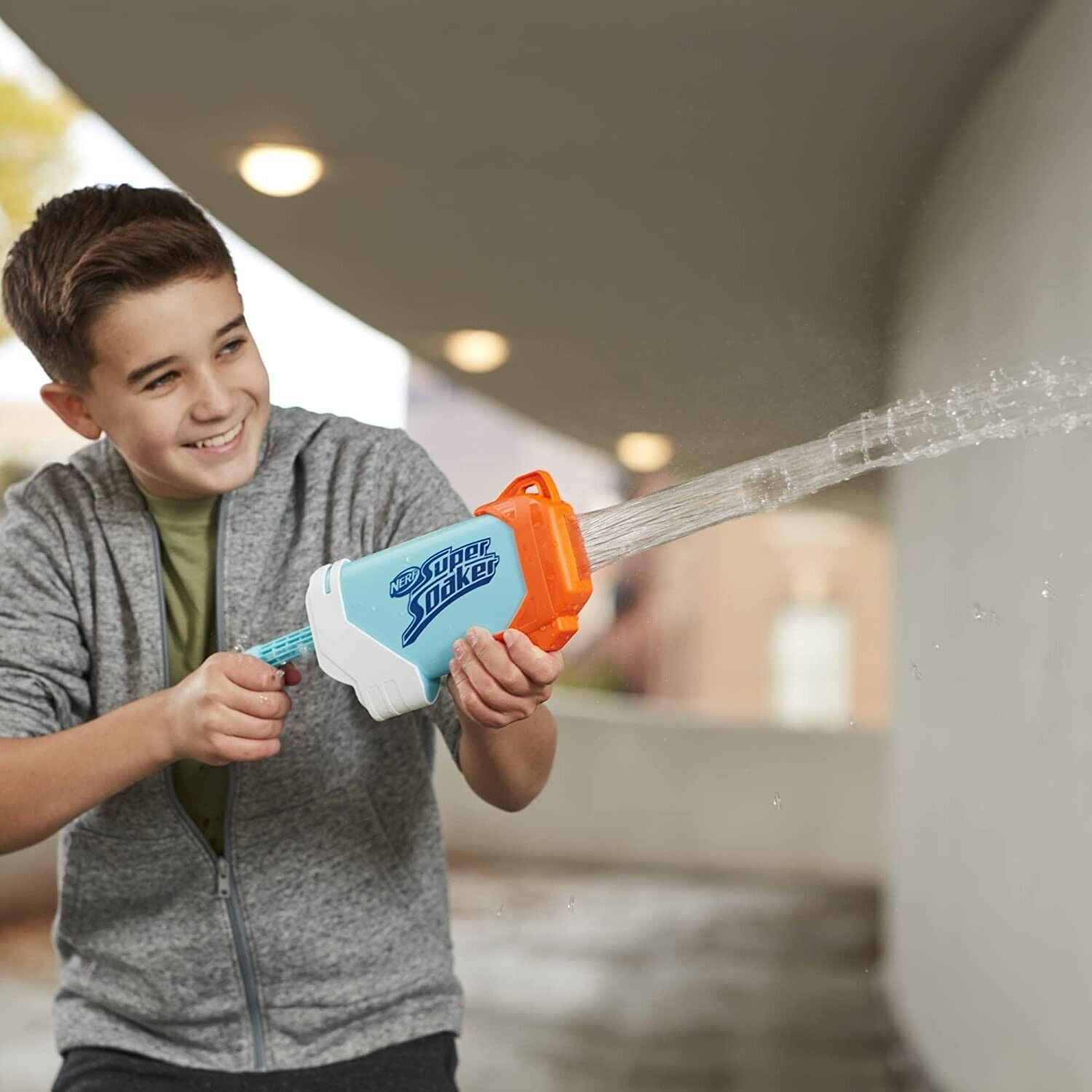 Nerf Super Soaker Torrent Water Blaster, Pump and Fire a Giant Jet of Water-