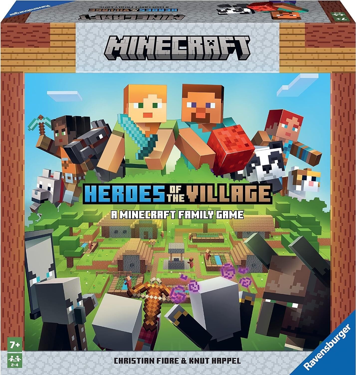 Ravensburger Minecraft Heroes of the Village Board Game for Kids Age 6 Years Up