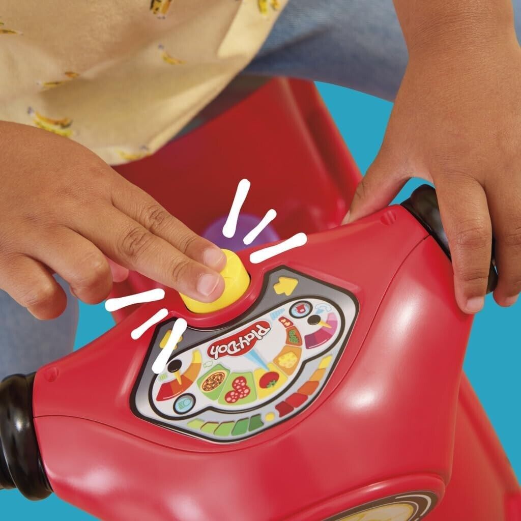 Play Doh Pizza Delivery Scooter Playset Large Ride On Play Food Preschool Toy
