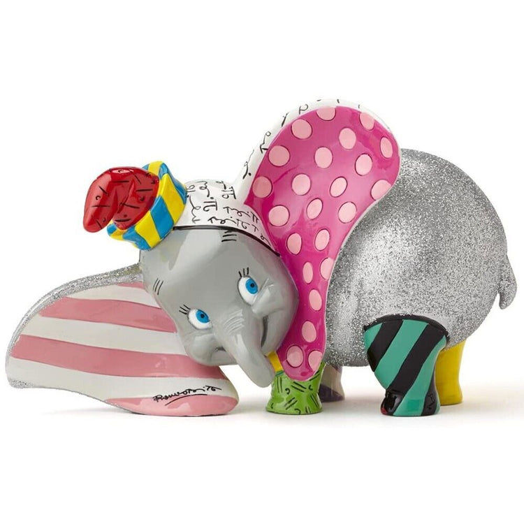 New Disney Britto Dumbo Figurine - Collectible Art Piece