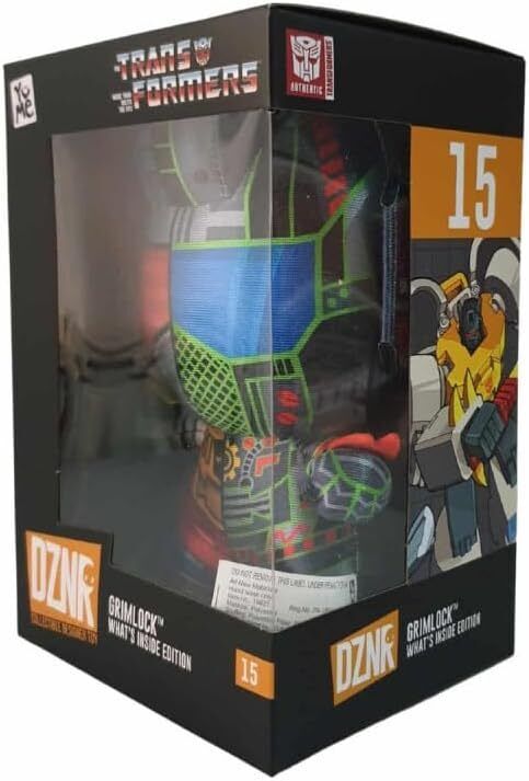 TRANSFORMERS DZNR PLUSH SOFT TOY 19CM BOXED MEGATRON OPTIMUS PRIME BUMBLEBEE - GRIMLOCK