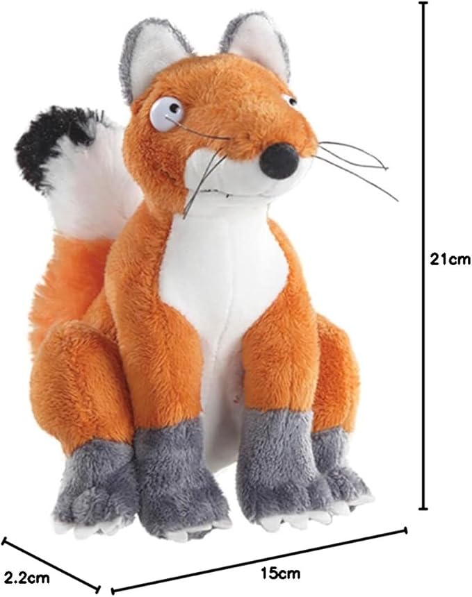 Aurora World Gruffalo Fox 7 inch, Orange, White and Grey, Medium