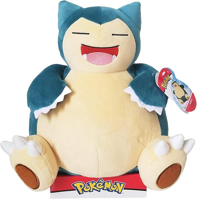 Pokémon Snorlax Plush - 12-Inch Normal-Type Pokemon Plush