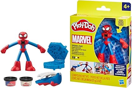 Play-Doh Marvel Spider-Man Thwip Squisher Action Figure Playset