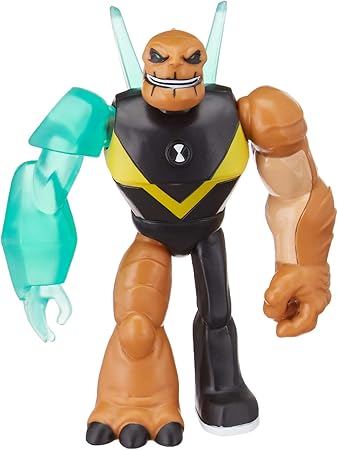 Ben 10 Omni-Glitch Heroes: Diamondhead-Humungousaur Basic Figure Multicolor