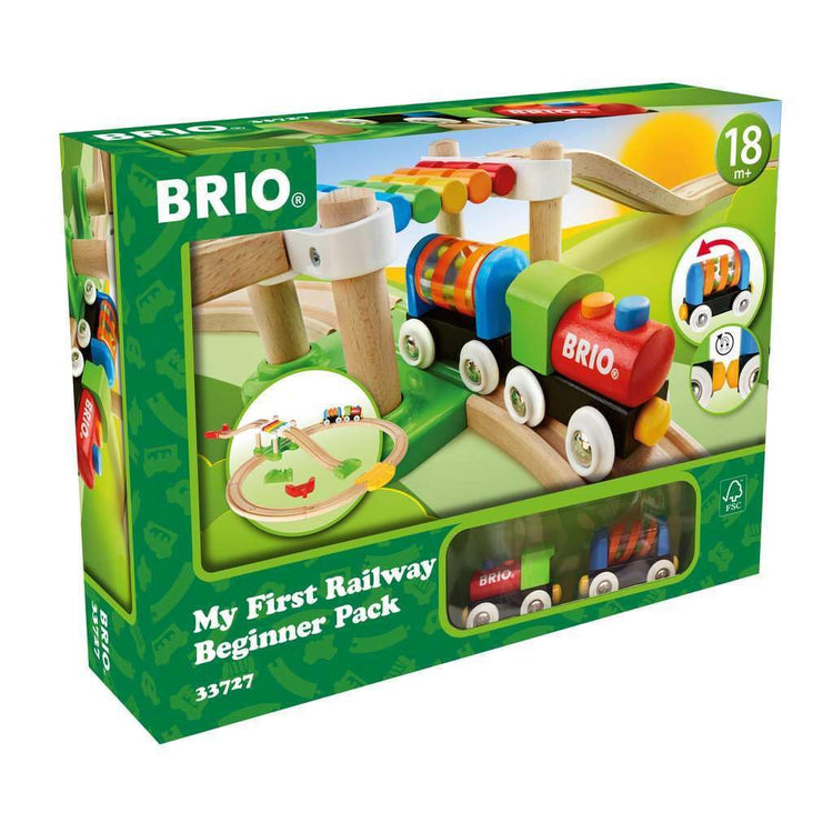 BRIO My First Railway Beginner Train Set - Toddler Toy for Kids 18 Months Up - Compatible with all BRIO Railway Sets & Accessories Default Title