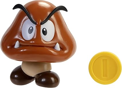 Nintendo Super Mario 10cm Figure - Goomba with Coin