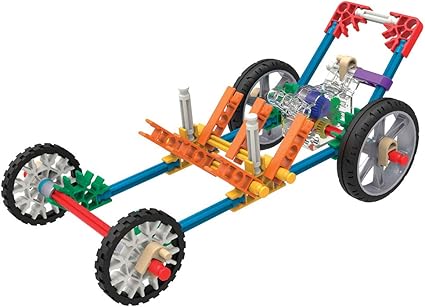 K'NEX STEAM Education | Vehicles Building Set 7 Functioning Models | Educational Toys for Kids, 131 Piece STEM Learning Kit, Engineering Construction for Kids Aged 8+ | Basic Fun 79320