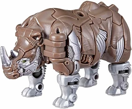 Transformers: Rise of Animals, Beast Alliance, Beast Battle Masters Rhinox Action Figure - Ages 6+ 7.5cm