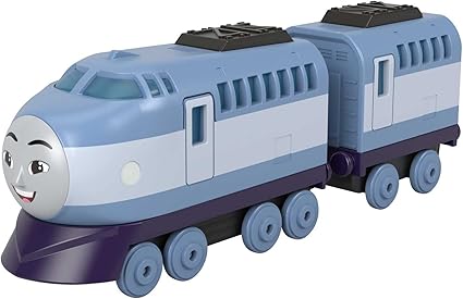 Thomas & Friends Fisher-Price die-cast push-along Kenji toy train engine for preschool kids ages 3+