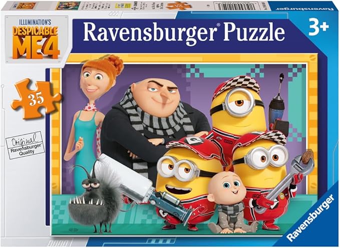 Ravensburger Minions Despicable Me 4 Jigsaw Puzzle for Kids Age 3 Years Up - 35 Pieces - Educational Toddler Toy - 2024 Film