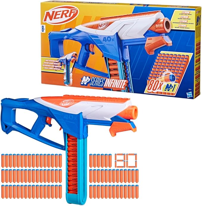 Nerf N Series Infinite Blaster and 80 N1 Darts