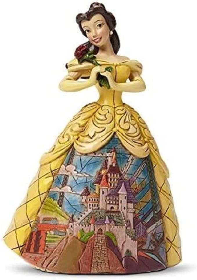 Disney Traditions Enchanted Belle Figurine, Yellow