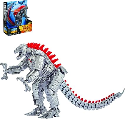 MonsterVerse Godzilla vs Kong Collectable 7 Inch Deluxe, Highly Detailed and Sculpted Articulated Mechagodzilla Action Figure, With Battle Roar Sounds, Suitable for Ages 4 Years+