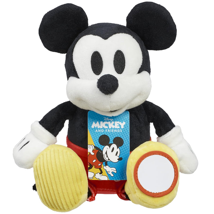 Rainbow Designs Official Disney Mickey Mouse & Friends - Mickey Mouse Activity Soft Toy Sensory Fun & Play For Babies & Toddler Mickey