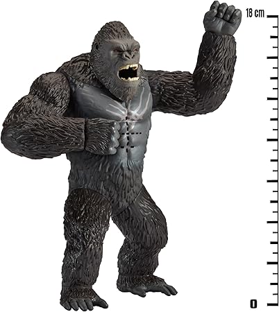 Godzilla x Kong: The New Empire, 7-Inch Authentic Battle Roar Kong Action Figure Toy, Iconic Collectable Movie Character in Unique Limited Edition Packaging, Toy Suitable for Ages 4 Years+