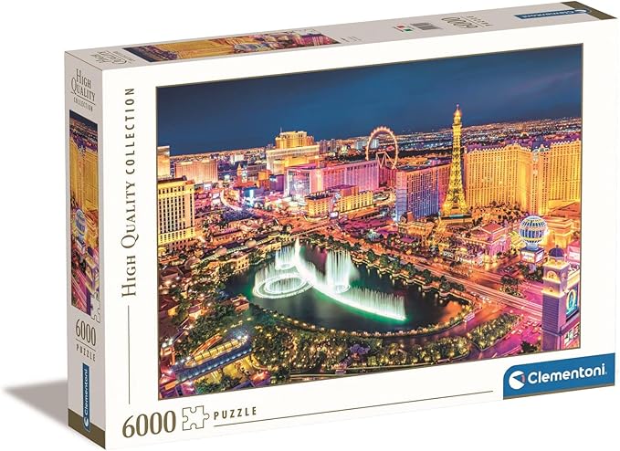 Clementoni 36528, Las Vegas Collection Puzzle for Adults and Children - 6000 Pieces, Ages 10 Years Plus