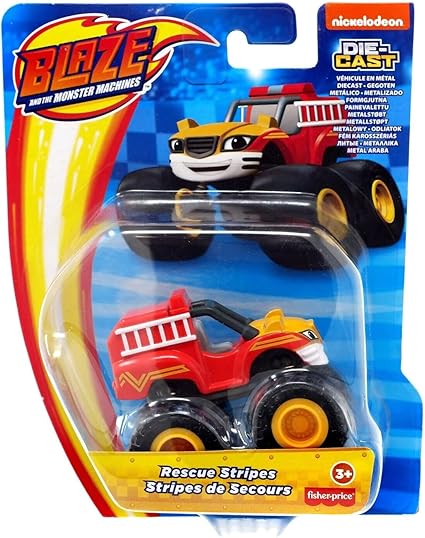 Blaze And The Monster Machines Diecast Vehicle - Rescue Stripes