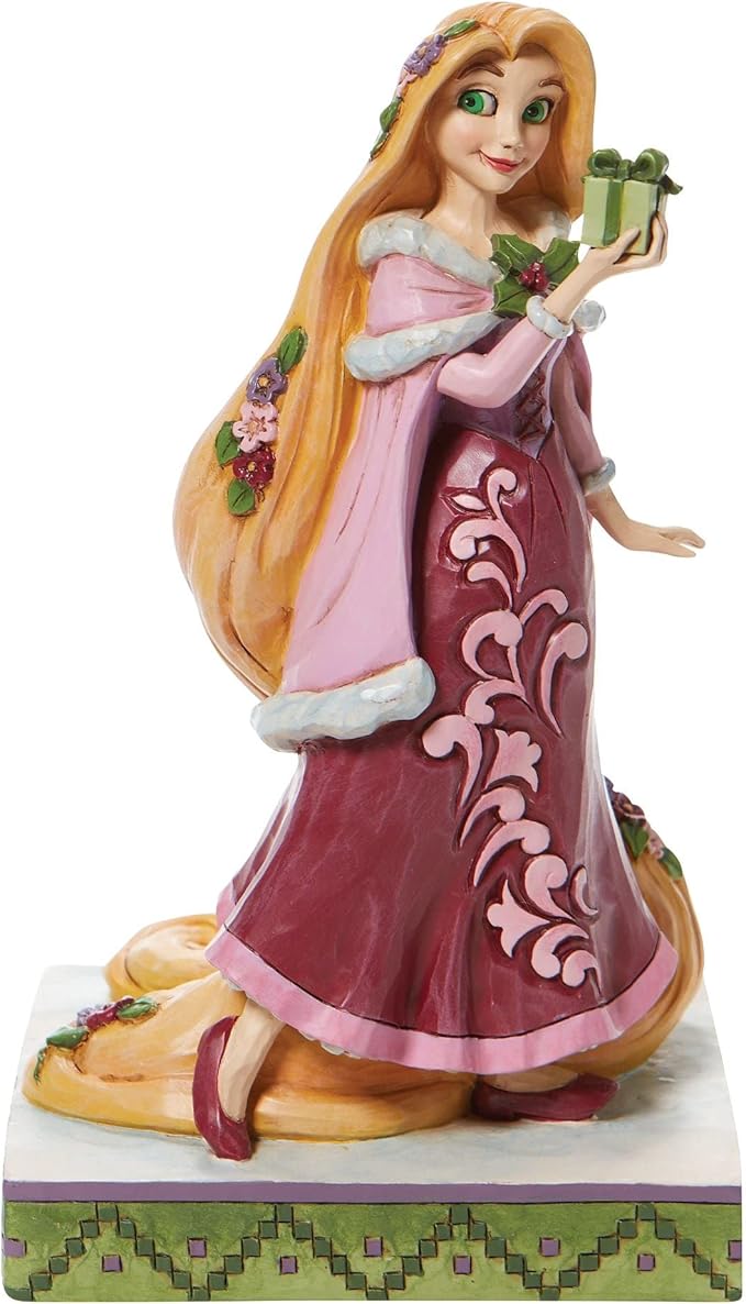 Enesco Disney Traditions Rapunzel with Gifts Figurine, 7.25 in H x 3.5 in W x 4.25 in L, 6008981