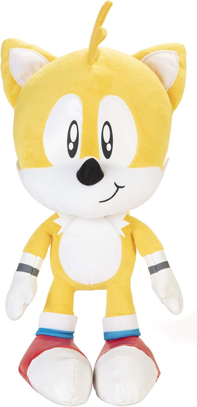 Sonic The Hedgehog Tails Jumbo Plush, 28” / 45cm Tall Plush Made of Premium Soft Material, Suggested For Ages 3+