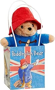 Rainbow Designs Official Paddington Bear Soft Toy - Soft Plush Teddies for Babies and Toddlers - Perfect Unisex Paddington Teddy Bear, 8 x 13.5 x 13 cm, Blue,red