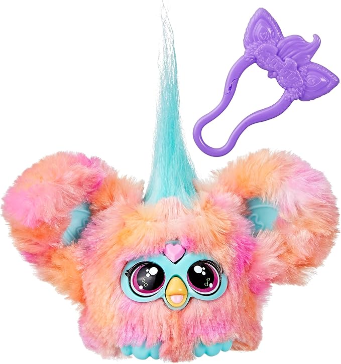 Furby Furblets Ree-Mix Mini Electronic Plush Toy, Coral