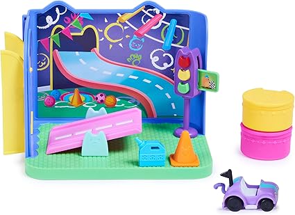 Gabby’s Dollhouse, Carlita Purr-ific Play Room with Carlita Toy Car, Accessories, Furniture and Dollhouse Deliveries, Kids’ Toys for Ages 3 and up