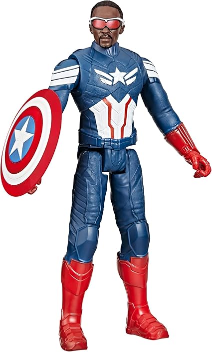 Marvel Studios Captain America Brave New World, Titan Hero Series Captain America Action Figure