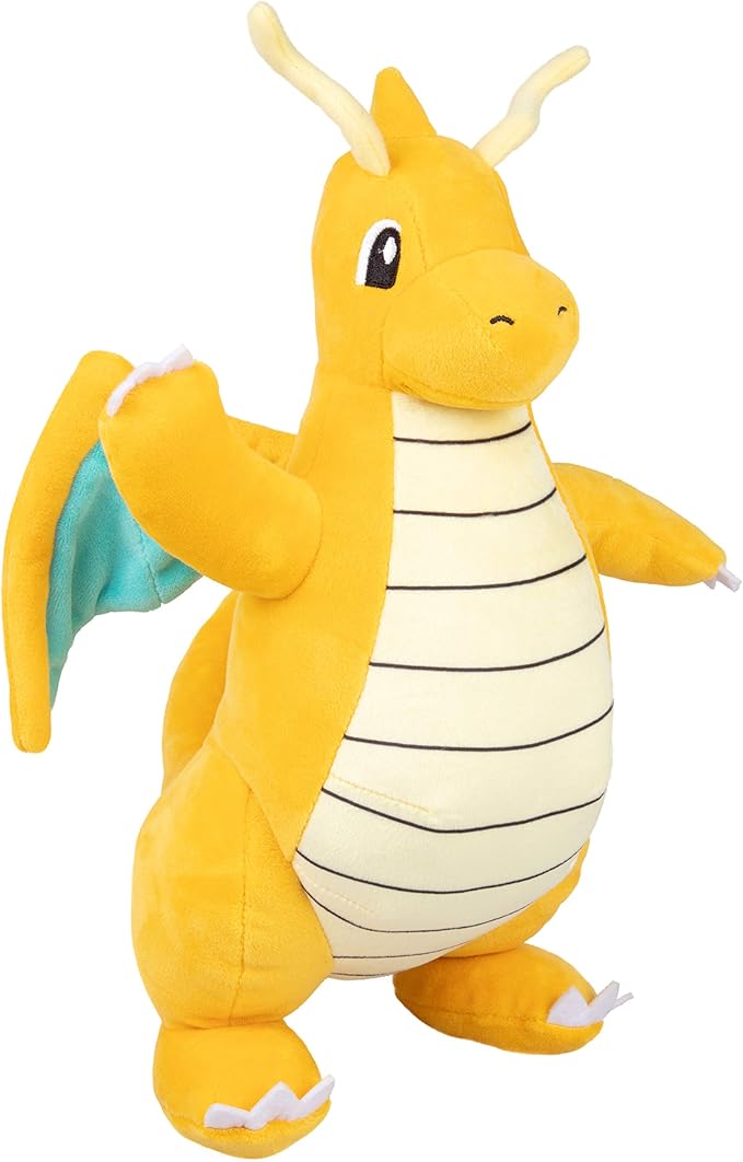 Pokémon Dragonite Plush - 12-Inch Dragon- and Flying-Type Plush