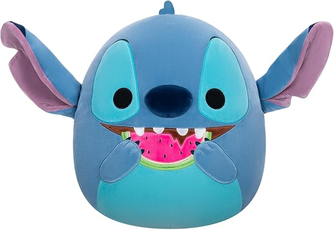 Squishmallows Original Disney 8 Inch Stitch With Watermelon Plush - Little Ultrasoft Official Jazwares Plush