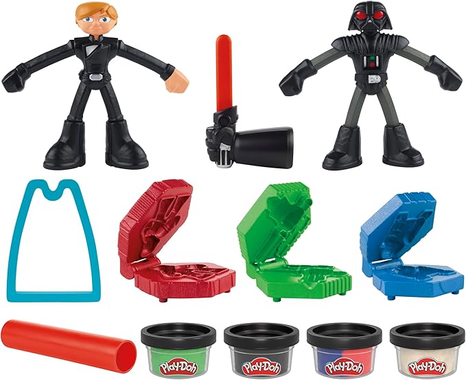 Play-Doh Star Wars Squish & Slice Lightsabers 10-cm Action Figure Set