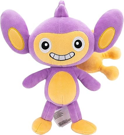 Pokémon Aipom Plush - 8-Inch Soft Plush with Authentic Details