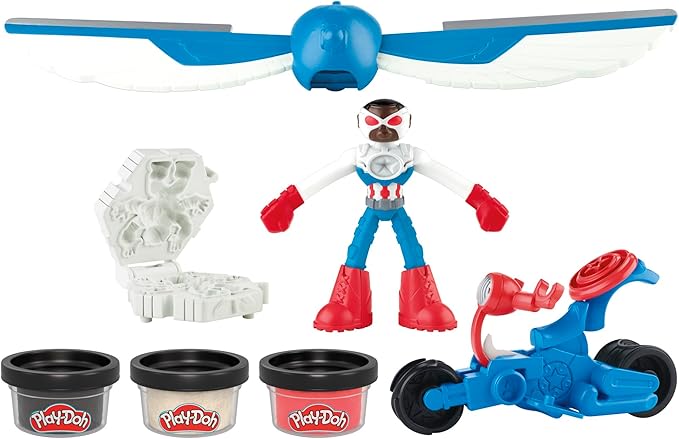 Play-Doh Marvel Captain America Moto-Slicer Playset